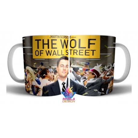 The Wolf Of Wall Street Taza Cerámica DiCaprio Lobo Scorsese