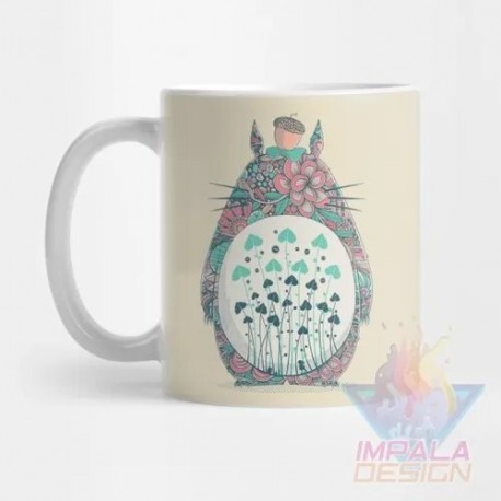 Taza Mi Vecino Totoro Satsuke Mei Kusakabe Cerámica Mod04