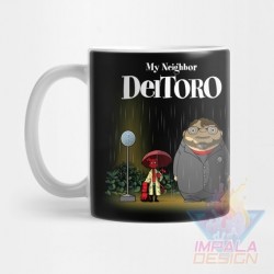 Taza Mi Vecino Totoro Satsuke Mei Kusakabe Cerámica Mod07