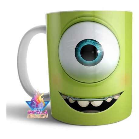 Monster Inc Taza De Cerámica Monstruos Mike Varios Modelos