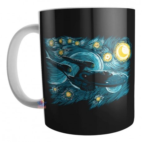 Taza Star Trek Spock Enterprise Discovery Cerámica Beyond Mod 03