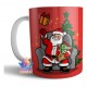 Taza Baby Yoda Papa Noel Navidad Cerámica Regalo Arbolito