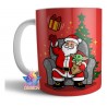 Taza Baby Yoda Papa Noel Navidad Cerámica Regalo Arbolito