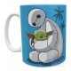 Taza Cerámica Baby Yoda Star Wars Mandalorian Bebe Child Mod 01