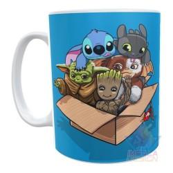 Taza Cerámica Baby Yoda Star Wars Mandalorian Bebe Child Mod 02