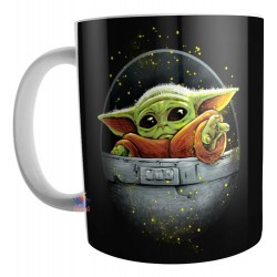 Taza Cerámica Baby Yoda Star Wars Mandalorian Bebe Child Mod 05