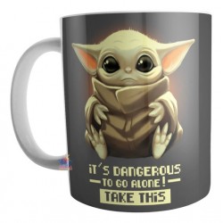 Taza Cerámica Baby Yoda Star Wars Mandalorian Bebe Child Mod 06