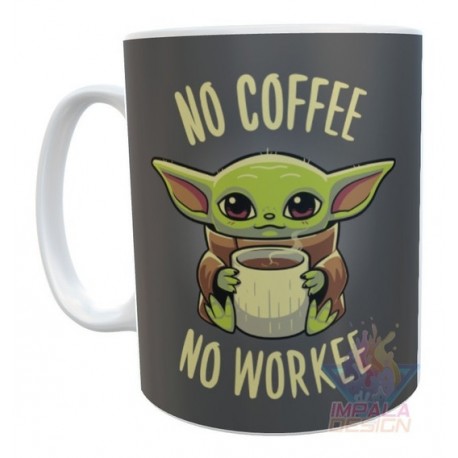 Taza Cerámica Baby Yoda Star Wars Mandalorian Bebe Child Mod 09