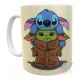 Taza Cerámica Baby Yoda Stitch Groot Gizmo Chimuelo Mod 02