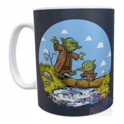 Taza Cerámica Baby Yoda Stitch Groot Gizmo Chimuelo Mod 04