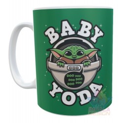 Taza Cerámica Baby Yoda Stitch Groot Gizmo Chimuelo Mod 07