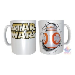 Taza Star Wars Droide Bb8 Robot Cerámica