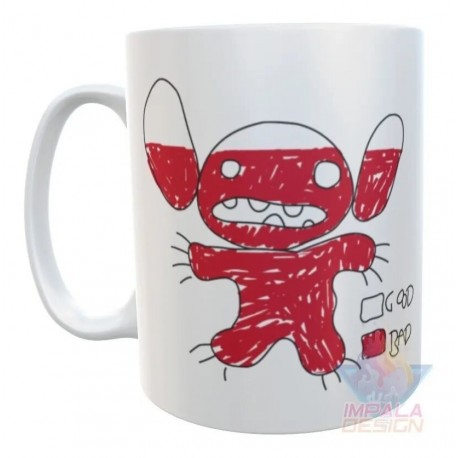 Stitch Taza Cerámica Lilo Disney Ohana Love Mod 03