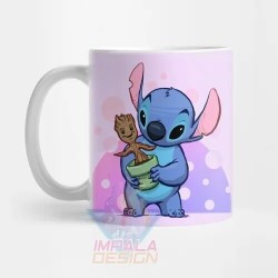 Stitch Taza Cerámica Lilo Disney Ohana Love Mod 06