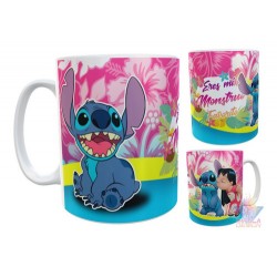 Taza Stitch Lilo Monstruo Favorito Disney Cerámica