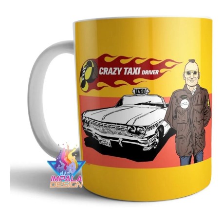 Taza Cerámica Taxi Driver Crazy Robert De Niro