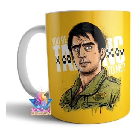 Taza De Cerámica Taxi Driver Robert De Niro Mod 03