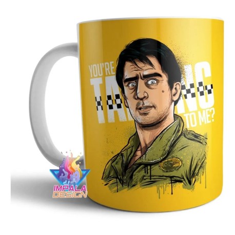 Taza De Cerámica Taxi Driver Robert De Niro Mod 03