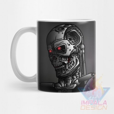 Taza Terminator Skynet Arnold Schwarzenegger T800 Ceram M02