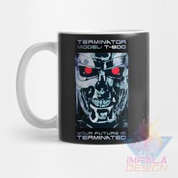 Taza Terminator Skynet Arnold Schwarzenegger T800 Ceram M04