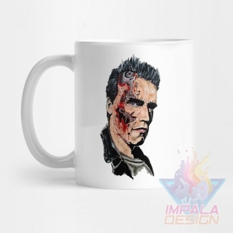 Taza Terminator Skynet Arnold Schwarzenegger T800 Ceram M05