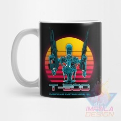 Taza Terminator Skynet Arnold Schwarzenegger T800 Ceram M07