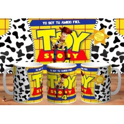 Taza Cerámica Toy Story 4 Amigo Fiel Sheriff Woody Mod 02