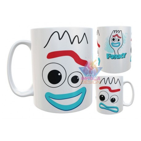 Taza Toy Story Forky Tenedor Película Estreno Woody