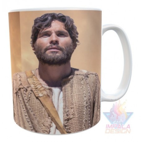 Taza Cerámica Jesús Novela Brasilera Telefe Jesucristo Dudu