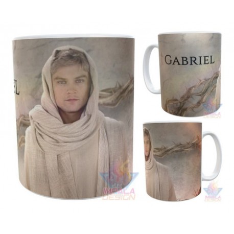 Taza Cerámica Jesús Novela Ángel Gabriel Raphael Sander