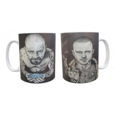 Taza Breaking Bad Walter White Cerámica Jesse Pinkman Mod 33