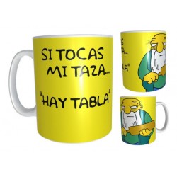 Taza Simpson Conoces La Dignidad Cerámica