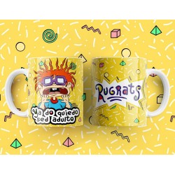 Rugrats Aventuras En Pañales Taza Cerámica Angelica Tommy