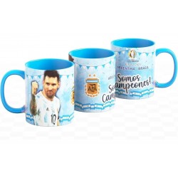 Taza De Cerámica Messi Camiseta Argentina 10 Varios Modelos