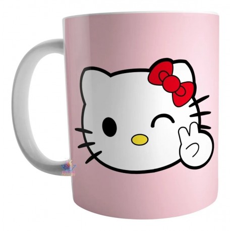 Gato Garfield Taza Cerámica Dibujo Felino Exotico Enamorado