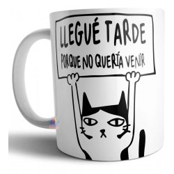 Taza Gato Los Odio A Todos En Serio Unicornio Arco Iris