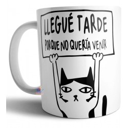 Taza Gato Los Odio A Todos En Serio Unicornio Arco Iris