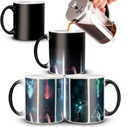 Taza Mágica Harry Potter Hechizos Expecto Expelliarmus Avada