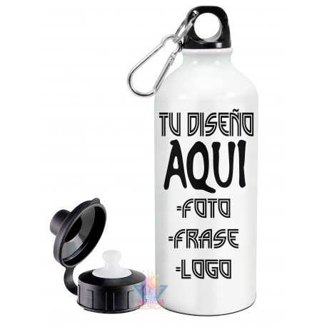 Botella de Agua Deportiva 2l con Frases