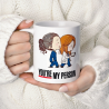 Taza Blanca Grey's Anatomy, You're My Person, Meredith
