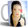 Taza Cerámica Leo Mattioli Rosa Ideal Regalo Cumbia Ay Amor