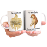 Taza Cerámica Cheems Perro Meme Musculoso Doge Tasa