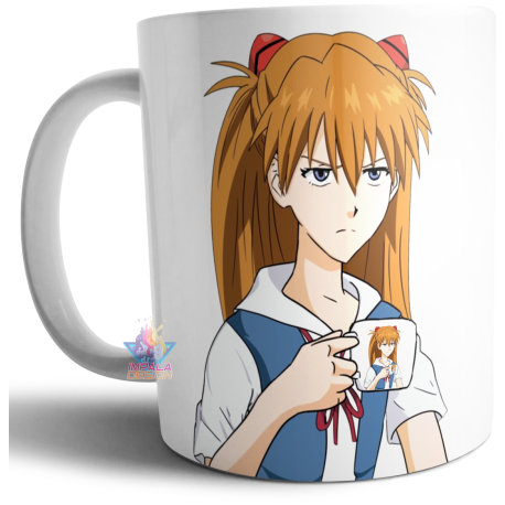 Evangelion Shinji Taza Cerámica Café Anime Manga