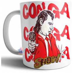Taza Cerámica Fabián Show Conga Pichirica Rosalia Meme