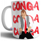 Taza Cerámica Fabián Show Conga Pichirica Rosalia Meme