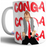 Taza Cerámica Fabián Show Conga Pichirica Rosalia Meme