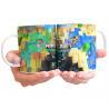 Taza De Cerámica Minecraft Online Videojuego