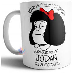 Mafalda Taza Cerámica Quino Felipe Manolito Guille Miguelito