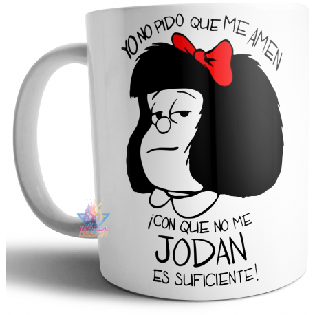 Mafalda Taza Cerámica Quino Felipe Manolito Guille Miguelito