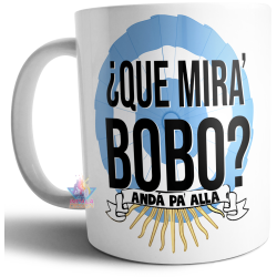 Taza Cerámica Que Mirás Bobo? Messi Qatar Mundial Lionel